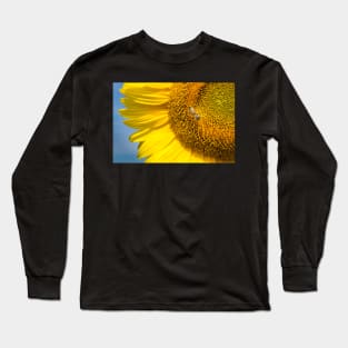 Sunflower With Bee 4 Long Sleeve T-Shirt
